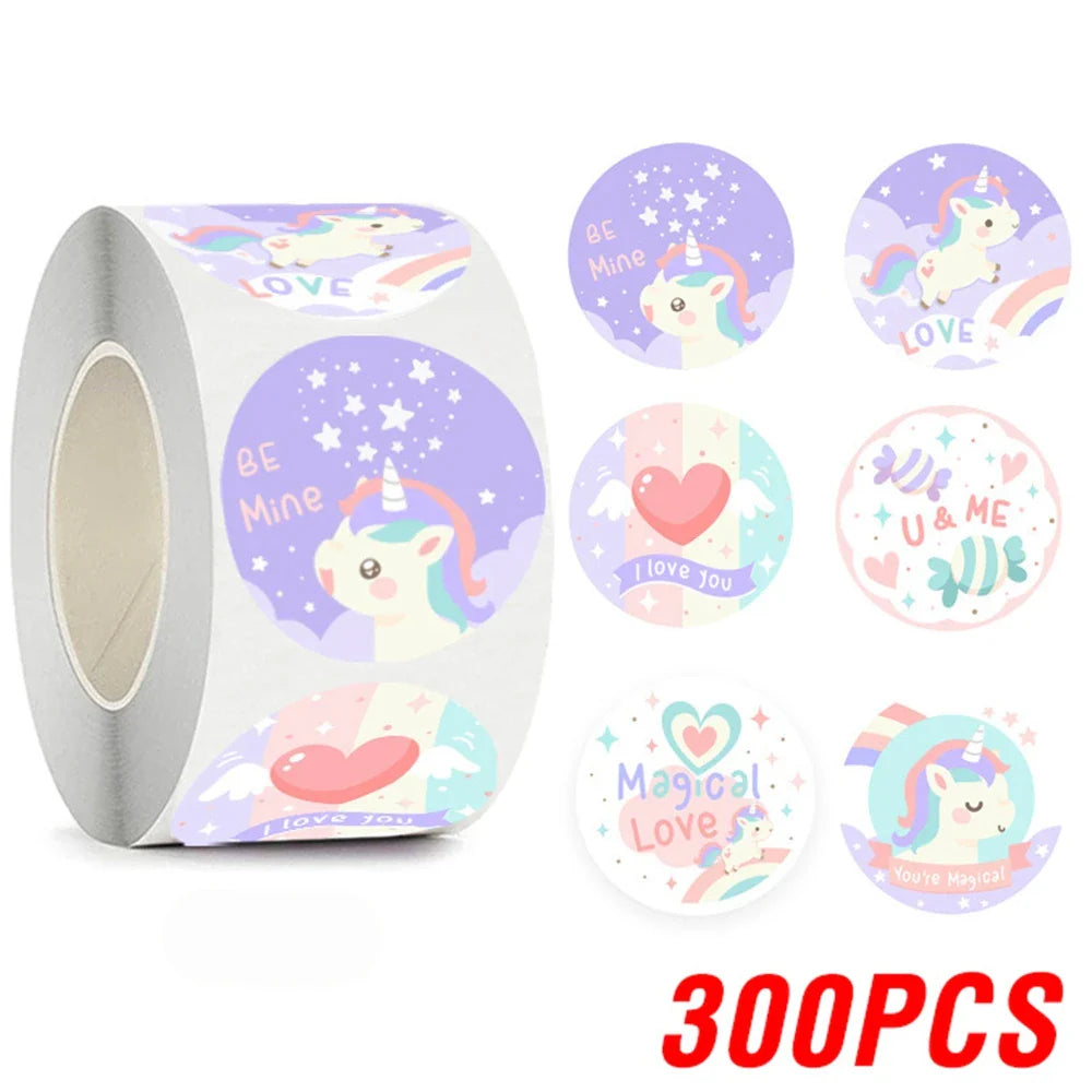 100-500pcs Cartoon Animation Children's Toy Sticker School Classroom Training Motivational Stickers Stationery Labels (ONLINE ORDER ONLY)