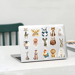 50Pcs Strange Watercolor Animals Stickers Cute Waterproof Decals For DIY Helmet Skateboard Laptop Motorcycle Cool Kids Gifts﻿ (ONLINE ORDER ONLY)