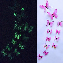 Design 12pcs Luminous Room Wall Stickers Magnetic Decal Art Home Decor Home Case Closed Stickers Led Light Room Photo Studio (ONLINE ORDER ONLY)