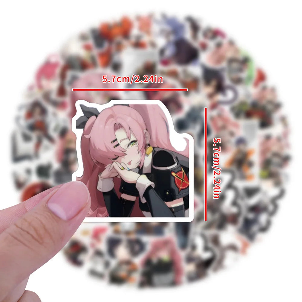 10/30/60PCS Zenless Zone Zero Stickers Game Sticker Cartoon Decals DIY Luggage Laptop Phone Car Bike Skateboard Graffiti Kid Toy (ONLINE ORDER ONLY)