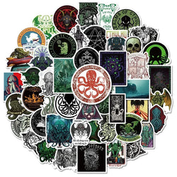 Cthulhu Horror Stickers Vinyl Decals for Guitar Laptop Phone Luggage Water Bottle Car Motorcycle (Online Order Only)