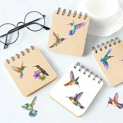 50PCS Cartoon Hummingbird PET Sticky Sticker Aesthetic Korean Stationery DIY Decoration Scrapbooking School Supplies for Kids (ONLINE ORDER ONLY)