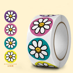 100-500pcs Cartoon Flower Scrapbooking Stickers Adhesive Decals For Journal Baking, Birthday Gifts Party Favor Baby Shower (ONLINE ORDER ONLY)