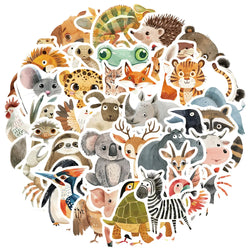 Cute Animal Stickers for Suitcase, Skateboard, Laptop, Luggage, Phone, Car - 10/30/50pcs (ONLINE ORDER ONLY)