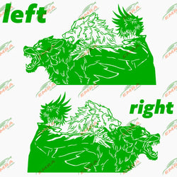 Large Anime Decal Graphic For Cars Sticker Decoration Side Hood Auto Parts Die Cutting Water Proof Vinyl Decals Accessories (ONLINE ORDER ONLY)