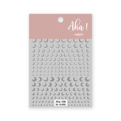 1pc Cute White Cloud Nail Stickers Ultra Thin Nail Art Stickers Self Adhesive Decals Star Moon/Flower/Clouds Kawaii Nail Decals (Online Order Only)