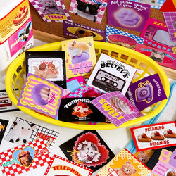 30pcs/lot Sweet Pictorial Series Scrapbooking Stickers Korean ins Hand Account Journal Collage Deco Material Stationery Sticker (ONLINE ORDER ONLY)