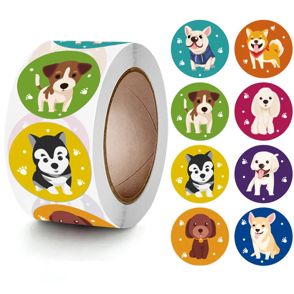100-500pcs Cute Animals Stickers Labels Reward Stickers Motivational Stickers For Kids For School Reward Students Teachers (ONLINE ORDER ONLY)
