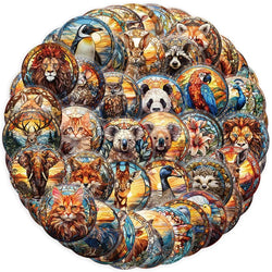 50PCS Glass Ball Animal PET Sticky Sticker Aesthetic Korean Stationery DIY Decoration Scrapbooking School Supplies for Kids (ONLINE ORDER ONLY)
