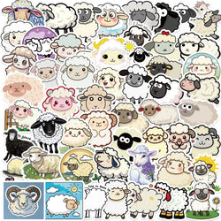 56pcs Cartoon Sheep Stickers For Journal Stationery Scrapbooking Supplies Lamb Goat Sticker Craft Scrapbooking Decals (ONLINE ORDER ONLY)