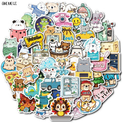 Cartoon Animal Stickers for Kids - DIY, Phone, Laptop, Luggage, Skateboard Decals (Online Order Only)