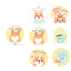 100-500pcs Kids Reward Stickers Puppy Dog Cat Encouragement Labels for Teachers Cute Animals Sticker Stationery Pegatinas (ONLINE ORDER ONLY)