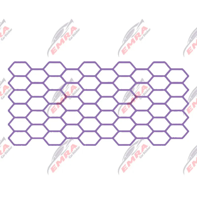 Honeycomb JDM Car Sticker External Accessories Sports Competition Style Decorative Die Cutting PVC Vinyl Decals Fits For Any Car (ONLINE ORDER ONLY)