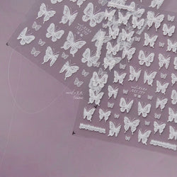 Dreamy Chic Butterfly Flower Bowknot Square Rhinestone Crystal 5D Self Adhesive Nail Art Stickers Fantasy Shiny Manicure Decals (ONLINE ORDER ONLY)