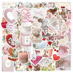 Kawaii Cartoon Cat Stickers 10/30/60pcs - Laptop, Suitcase, Fridge, Scrapbook, Guitar Decor (ONLINE ORDER ONLY)