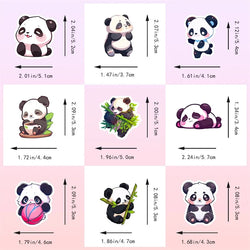 10/30/50PCS Cute Panda PVC Sticker Aesthetic Decoration Scrapbooking Korean Stationery DIY Hand Accounting School Supplies (ONLINE ORDER ONLY)