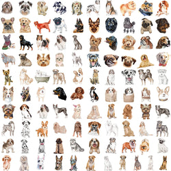 10/30/50/100pcs Cute Pet Dog Sticker Packs Random (ONLINE ORDER ONLY)