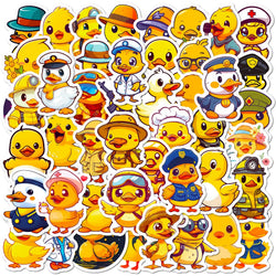 Cute Duck Stickers 10/25/50pcs for Kids DIY Scrapbooking, Water Bottle, Phone, Laptop, Guitar Decals (Online Order Only)