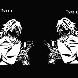 Large Anime Car Sticker Swordsme Exterior Accessories Bodywork Styling Hood Decoration Automobile Parts Die Cutting  Vinyl Decal (ONLINE ORDER ONLY)