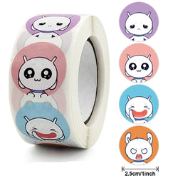 500pcs/roll 1inch Cartoon Animal Children Sticker Label Thank You Cute Toy Game Sticker DIY Gift Sealing Label Decoration 
 (ONLINE ORDER ONLY)