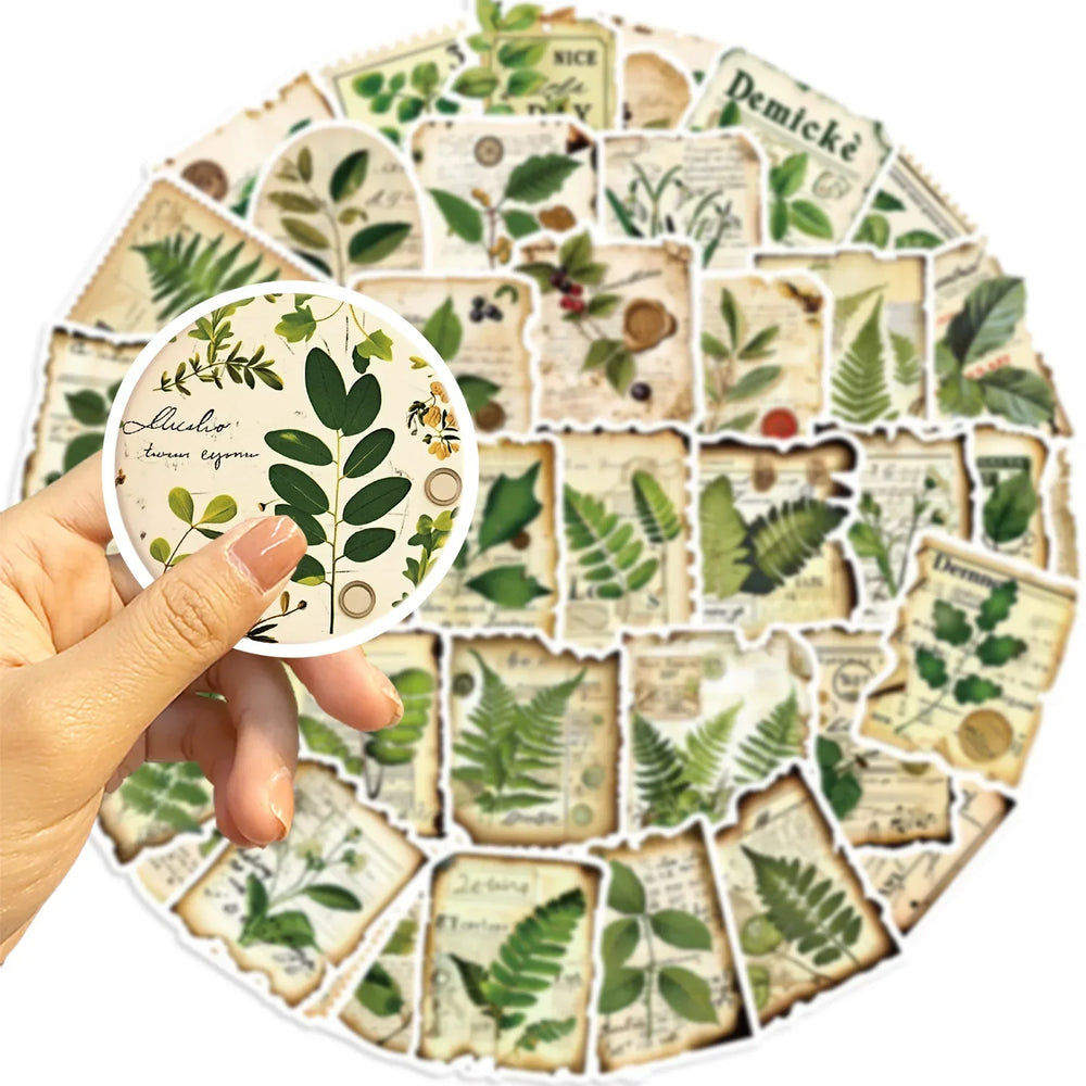 Plant Stickers 10/30/50PCS Waterproof Decals for Luggage, Laptop, Phone, Guitar, Car, Bike, Skateboard, Kids Toy (Online Order Only)