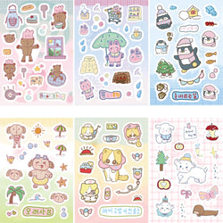 8/16/32pcs Animals Elephant Penguin Sticker Children DIY Puzzle Funny Assemble Stickers Kids Educational Toys Boys Girls Gifts﻿ (ONLINE ORDER ONLY)
