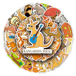 10/50Pcs Kangaroo Stickers Planner Decoration DIY /hand Book Diary Journal Stationery Animal Sticker Kawaii Stickers (ONLINE ORDER ONLY)