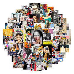 Art Puzzle Poster Stickers: DIY Laptop, Luggage, Skateboard Decals, Kids Gift (ONLINE ORDER ONLY)