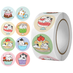 100-500pcs Cartoon Thank You Stickers For Seal Packaging Decoration Stickers School Teacher Kids Student Stationery Stickers (ONLINE ORDER ONLY)