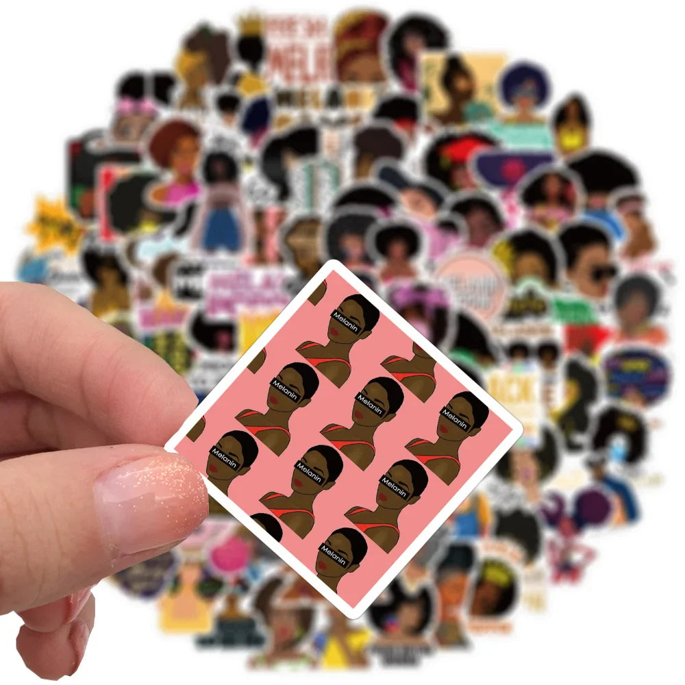 Singer and Rapper Melanin Sticker Packs (ONLINE ORDER ONLY)