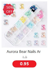 1pc Cute White Cloud Nail Stickers Ultra Thin Nail Art Stickers Self Adhesive Decals Star Moon/Flower/Clouds Kawaii Nail Decals (Online Order Only)