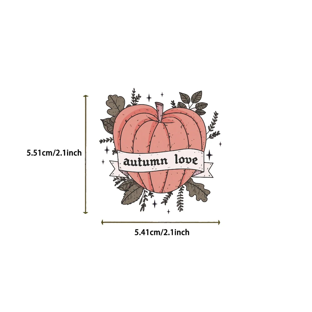 50pcs Dream Fall Maple Leaves Autumn Sticker Travel Suitcase Phone Laptop Luggage Classic Stickers Home Decor Diy Kids Girl Toys (ONLINE ORDER ONLY)