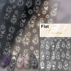 Dreamy Chic Butterfly Flower Bowknot Square Rhinestone Crystal 5D Self Adhesive Nail Art Stickers Fantasy Shiny Manicure Decals (ONLINE ORDER ONLY)