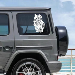 “MAke Dope Stuff Every DAy”Stickers，Fashion Waterproof Vinyl Decal Car Styling Decoration Accessories For Car Truck Motorcycle (ONLINE ORDER ONLY)