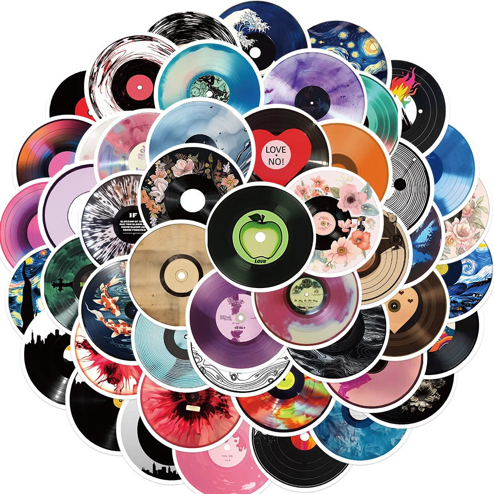 Classic Vinyl Record Sticker Packs (ONLINE ORDER ONLY)