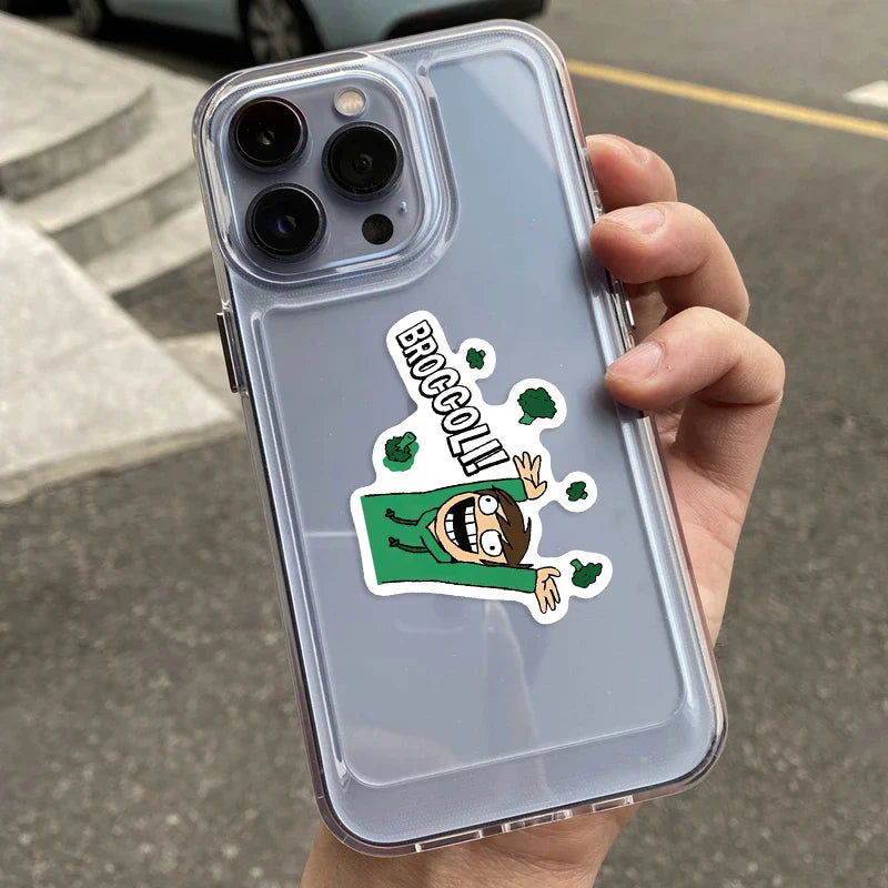 52pcs Eddsworld Cartoon Cute Stickers Vinyl Waterproof Decals For Laptop Luggage Skateboard DIY Kids Toys Sticker (Online Order Only)