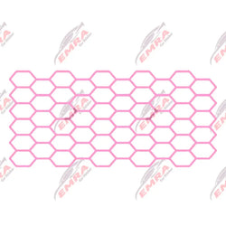 Honeycomb JDM Car Sticker External Accessories Sports Competition Style Decorative Die Cutting PVC Vinyl Decals Fits For Any Car (ONLINE ORDER ONLY)
