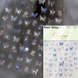 Dreamy Moon Star Cloud Butterfly Starrylight Rhinestone 5D Soft Embossed Relief Nail Art Sticker 3D Decal Decoration Manicure (ONLINE ORDER ONLY)