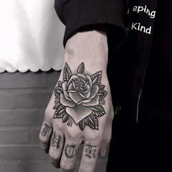 Waterproof Rose Flower Temporary Tattoo Sticker for Hand (Online Order Only)
