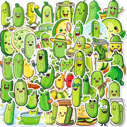Funny Meme Pickle Stickers for DIY Decor, Suitcase, Water Bottle, Phone, Laptop, Skateboard, Scrapbooking (10/25/50pcs) (ONLINE ORDER ONLY)