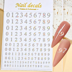 1Pc Laser Silver Gold Lines Stripe Nail Sticker Metal Strip Luxury Nails Slider Self Adhesive Slider Papers Transfer Stickers *& (Online Order Only)