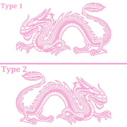 Anime Detachment Car Sticker The Black Dragon Body Big Picture Decoration Movement Style Die Cutting Waterproof PVC Vinyl Decals (ONLINE ORDER ONLY)