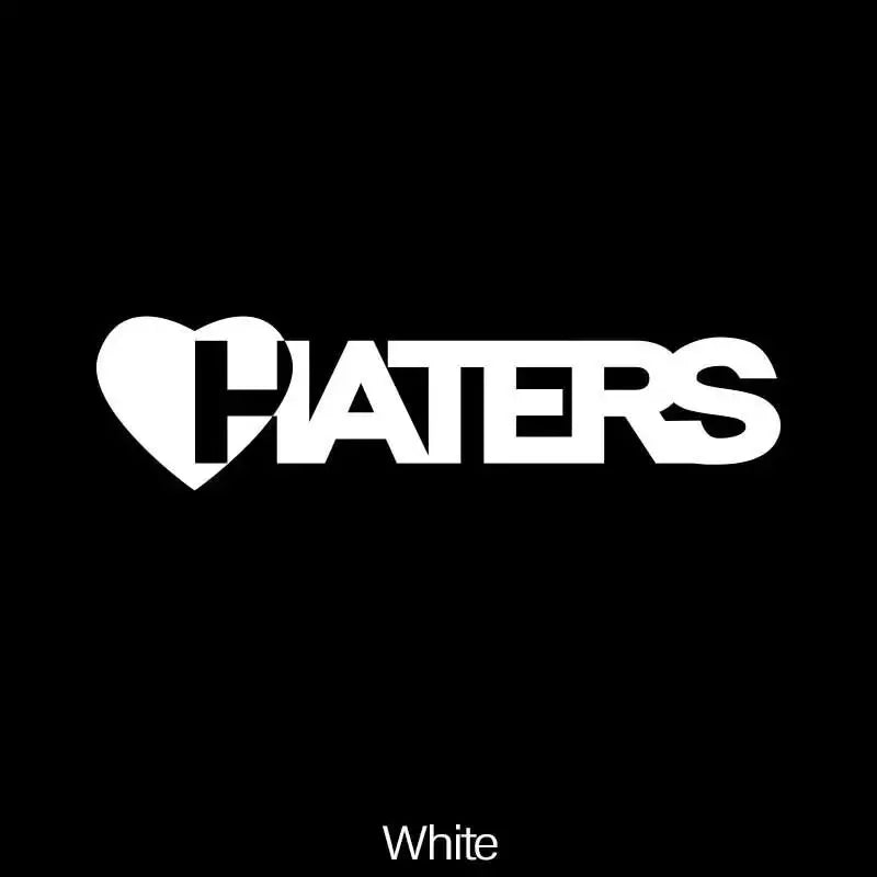 “HATERS" Stickers，cool and fashion stickers for Cars, Trucks, Walls, Laptops, Windows, Motorcycles, Bumpers Or Crafts (ONLINE ORDER ONLY)