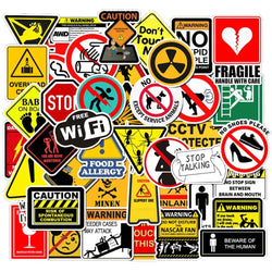 10/30/50PCS Warning and Label Sticker Packs (ONLINE ORDER ONLY)