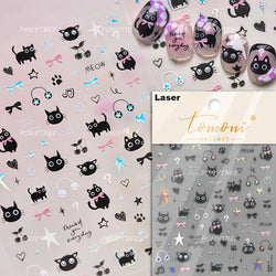 Lovely Pink Red Cherry Fruit Love Heart Star Lucky Letter Bowknot Romantic Adhesive Nail Art Stickers Rhinestone Manicure Decals (Online Order Only)