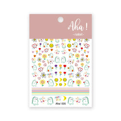 1Pc Cherry Fruit Nail Sticker Nail Art Decals Summer Lemon Grapefruit Self Adhesive DIY Nail Stickers Aha Series Nail Art Decor (Online Order Only)