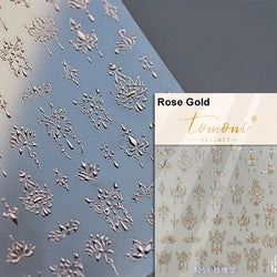 Dreamy Chic Butterfly Flower Bowknot Square Rhinestone Crystal 5D Self Adhesive Nail Art Stickers Fantasy Shiny Manicure Decals (ONLINE ORDER ONLY)
