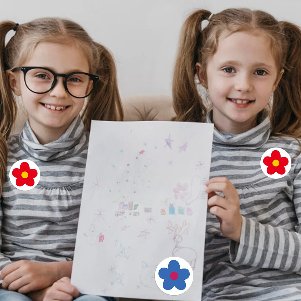 100-500pcs Flowers Reward Sticker for Kids Scrapbooking Decorative Stickers Gift Seals Stickers Teachers Classroom Supply (ONLINE ORDER ONLY)