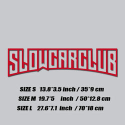 JDM decal"SLOW CAR CLUB",creative&fashion high quality sticker for cars trucks !For a Unique look (ONLINE ORDER ONLY)