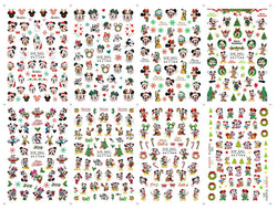 1PCS Disney Mickey Series Nail Stickers Cute 3D Minnie Nail Decorations Valentine's Day Christmas Self-Adhesive Nail Supplies *& (ONLINE ORDER ONLY)